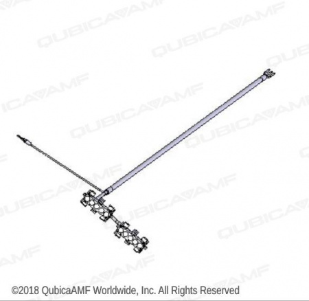 252001161 Кабель питания вентилятора Cable Ball Return Blower Asm