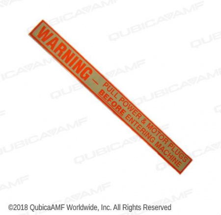 090005642 Наклейка Decal Warning