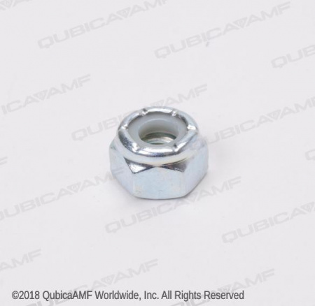 01051 Гайка 1/4-20 NYLON INSERT HEX LOCK NUT,PLATED