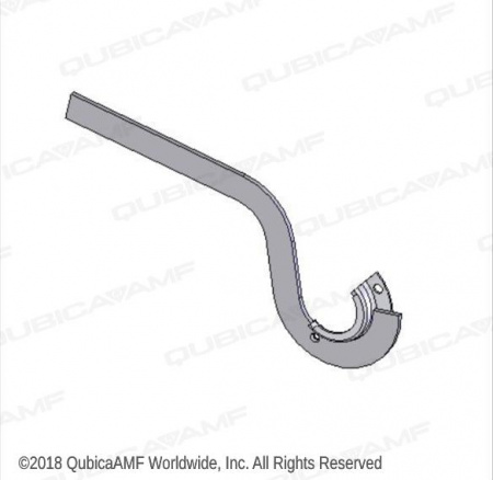 000023465 Держатель заднего вала ковра, левый Support Weldment LH