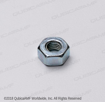 01214 Гайка 1/4-28 Hex Stl Mach Nut Pltd