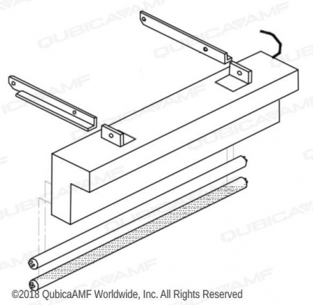090008033 светильник Dual Pit Light Assy 36''  220v